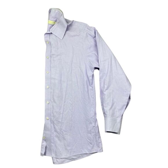Michael kors purple button up dress shirt - Picture 3 of 5